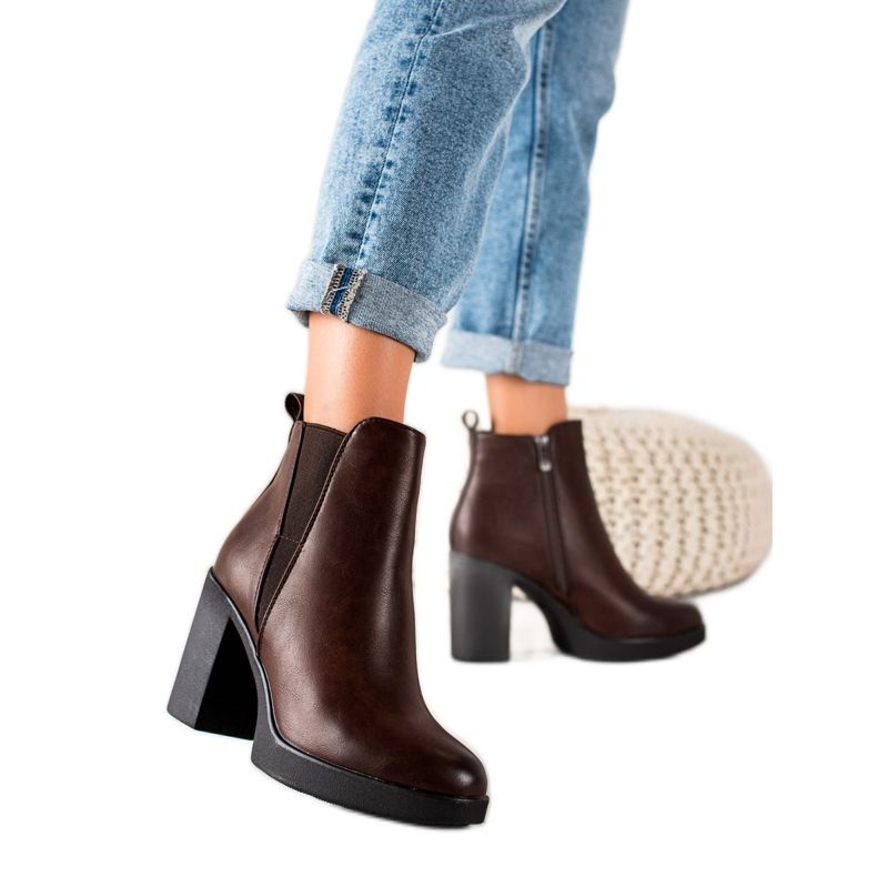 Super Mode Lämpimät ruskeat saappaat