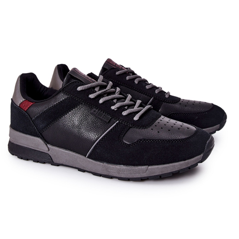 Miesten urheilukengät Memory Foam Big Star Black II174084 musta