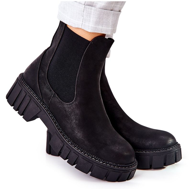 Saappaat Työntekijät Eristetyt ansat Sergio Leone TR761 Musta