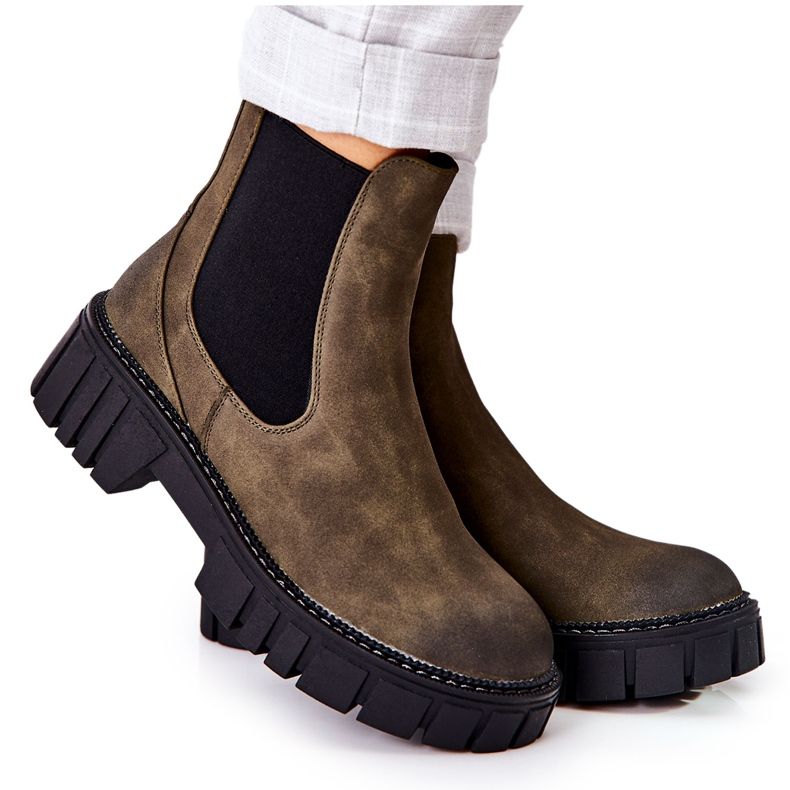 Saappaat Työntekijät Warm Trappers Sergio Leone TR761 Green vihreä