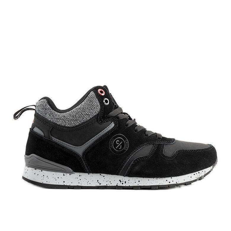 Miesten mustat lenkkarit Cross Jeans Merle harmaa