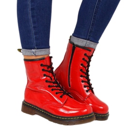 Lämpimät nahkasaappaat Filippo W PAW77D punainen