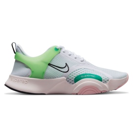 Nike SuperRep Go 2 W CZ0612-136 -harjoituskengät valkoinen vihreä