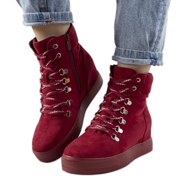 Carmonan talvikengät klaretti