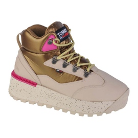 Tommy Hilfiger Farkut Flatform-saappaat W EN0EN01589-ACE beige