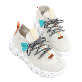 Korkeapohjainen beige NB387 Beige urheilukengät