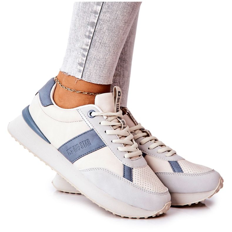 Urheilukengät Memory Foam Big Star II274397 Harmaa-Sininen