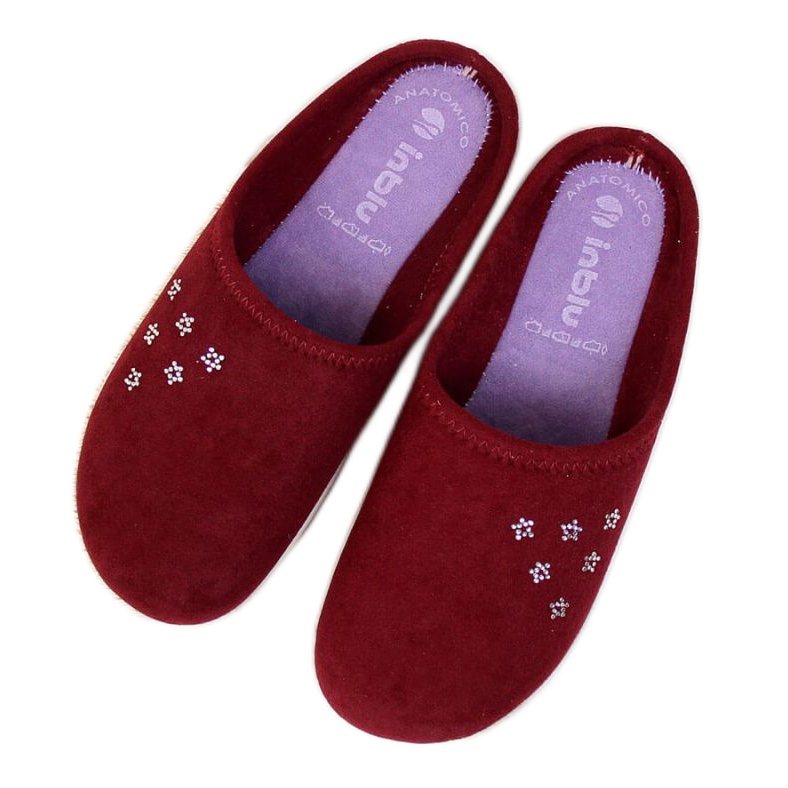 Kotitossut Inblu W ARC4 burgundy punainen