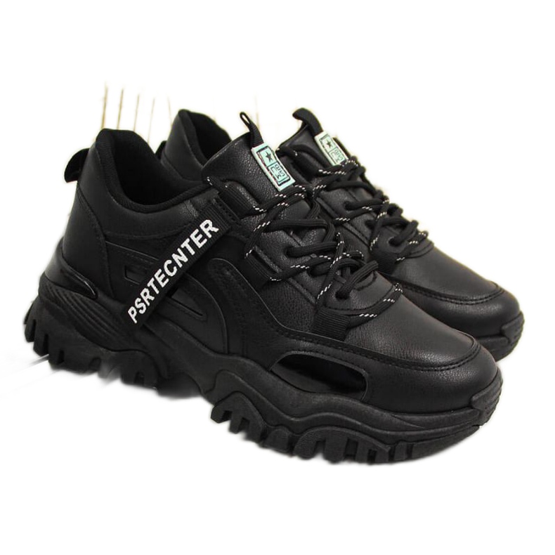 Tennarit paksulla pohjalla News W EVE258A musta