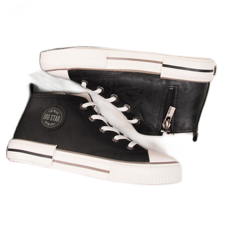 Tennarit eko -nahkaa Big Star Jr II374003 musta