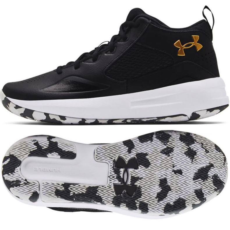 Under Armour Lockdown 5 M 3023949003 koripallokenkä musta musta