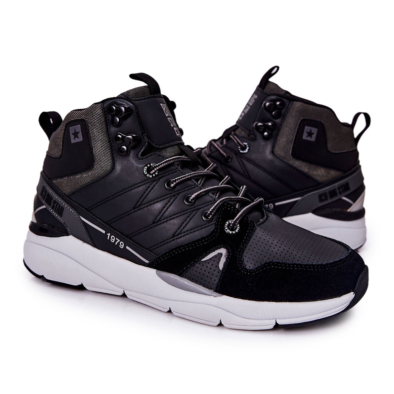 High Sport Miesten kengät Big Star II174223 Musta