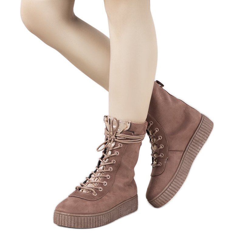 Vaaleanpunaiset talviset Soliz -lenkkarit vaaleanpunainen