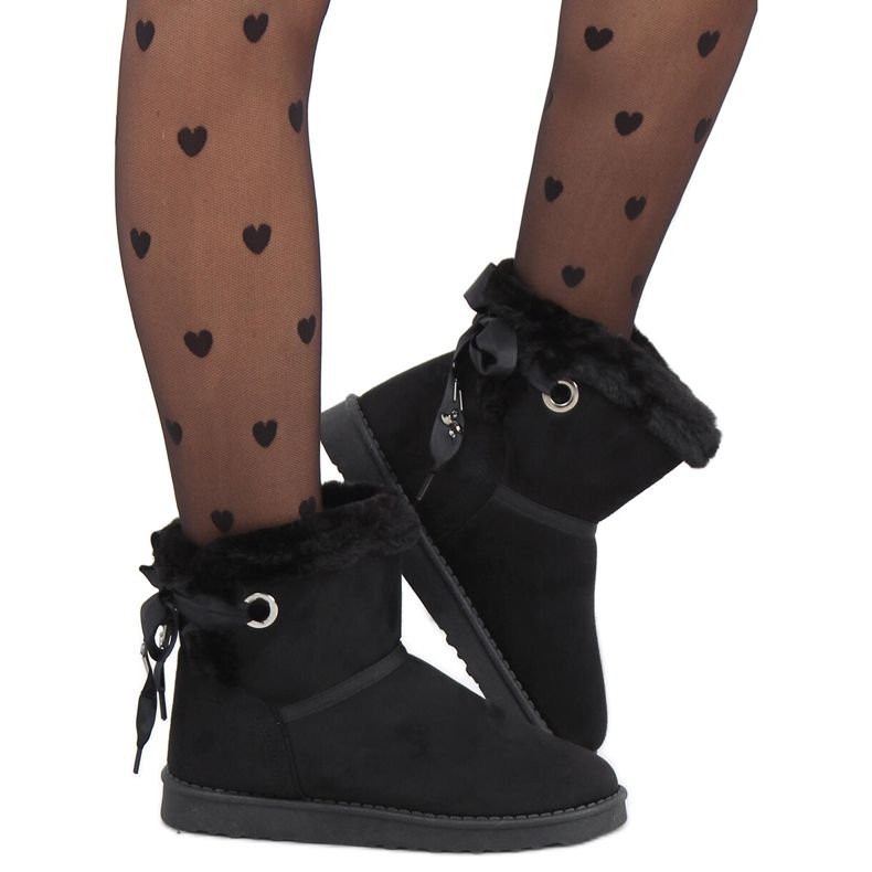 Emusy Silki mustat lumisaappaat