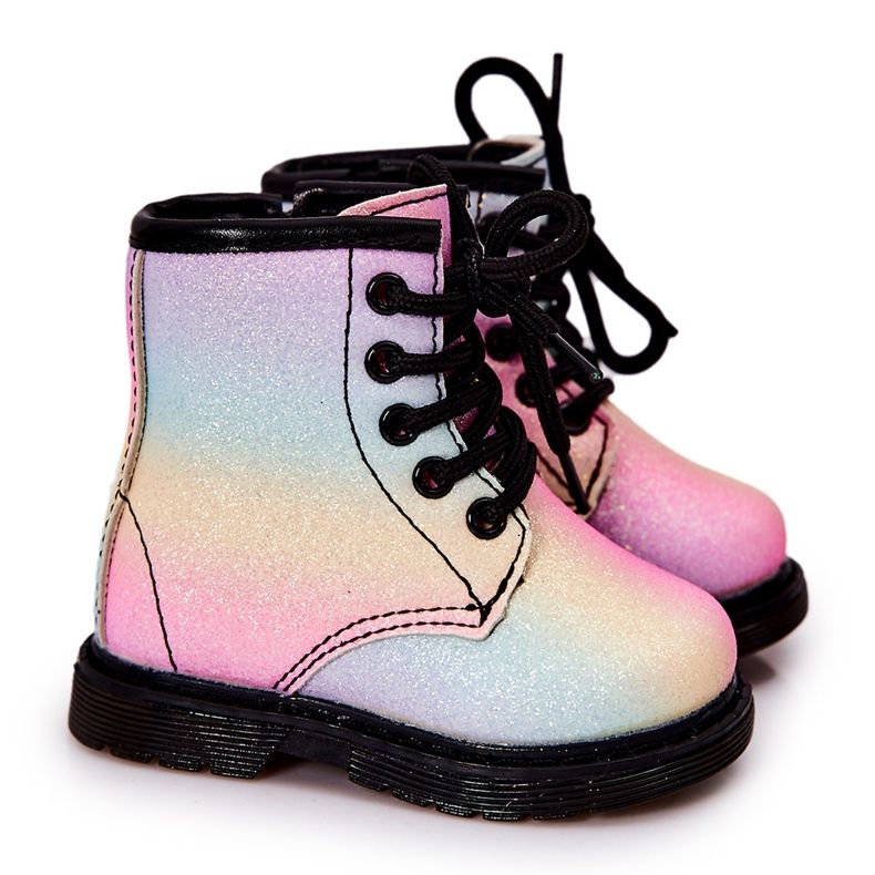 FR1 Lasten lämpimät saappaat, joissa vetoketju Pastelli Goopy monivärinen