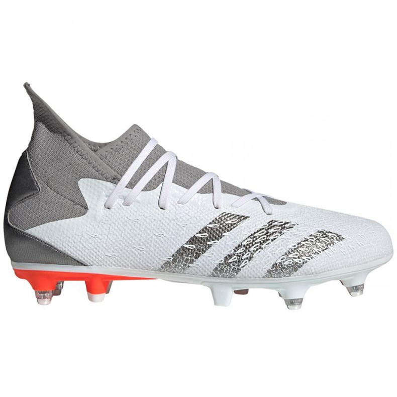 Adidas Predator Freak.3 Sg M FY6306 jalkapallokengät valkoinen harmaa