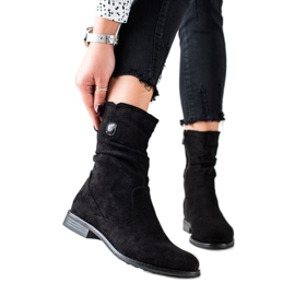 W. Potocki Potocki High Suede -saappaat musta