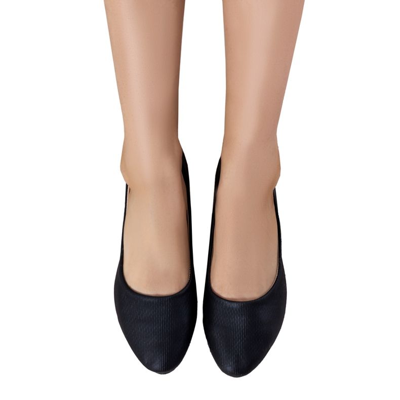 Silman mustat ekopohjaiset ballerinat