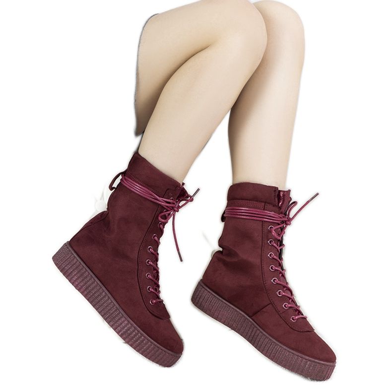 Maroon -talvikengät Soliz punainen