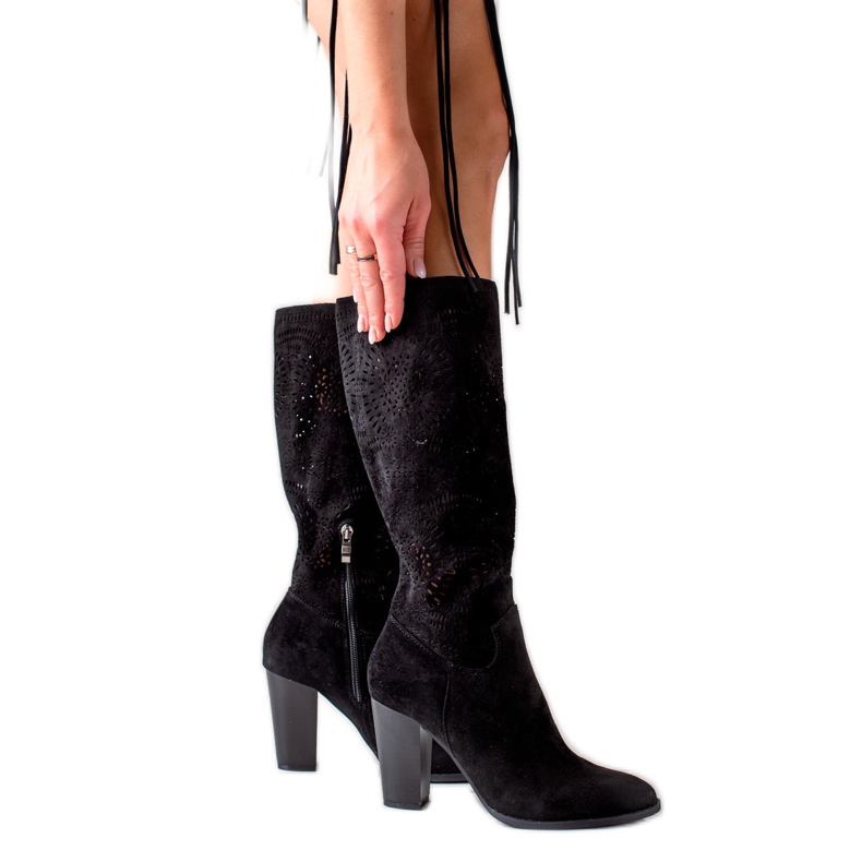 TRENDI Muodikkaat harjakkot musta