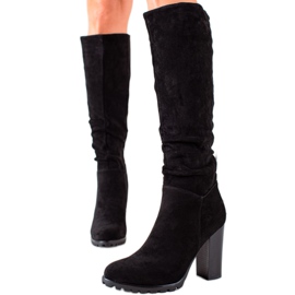 Sixth Sense Tyylikkäät mokkanahkakengät musta