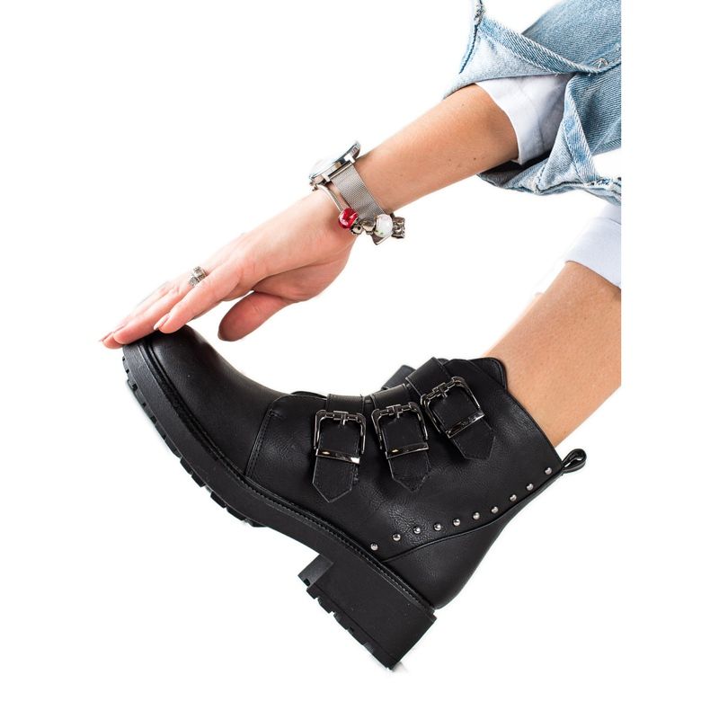 Anesia Paris Työntekijät soljilla musta