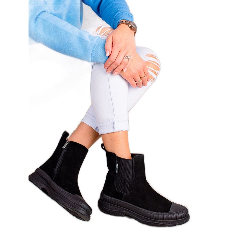 Big Star II274354 naisten saappaat musta