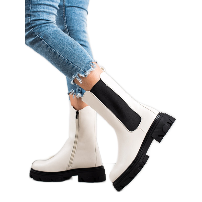 W. Potocki VALKOISET SAAPPAAT WORKERY POTOCKI 21-18001w valkoinen