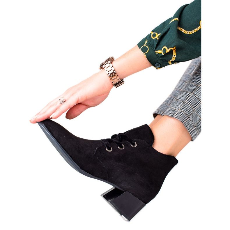 Sergio Leonen matalakorkoiset saappaat musta