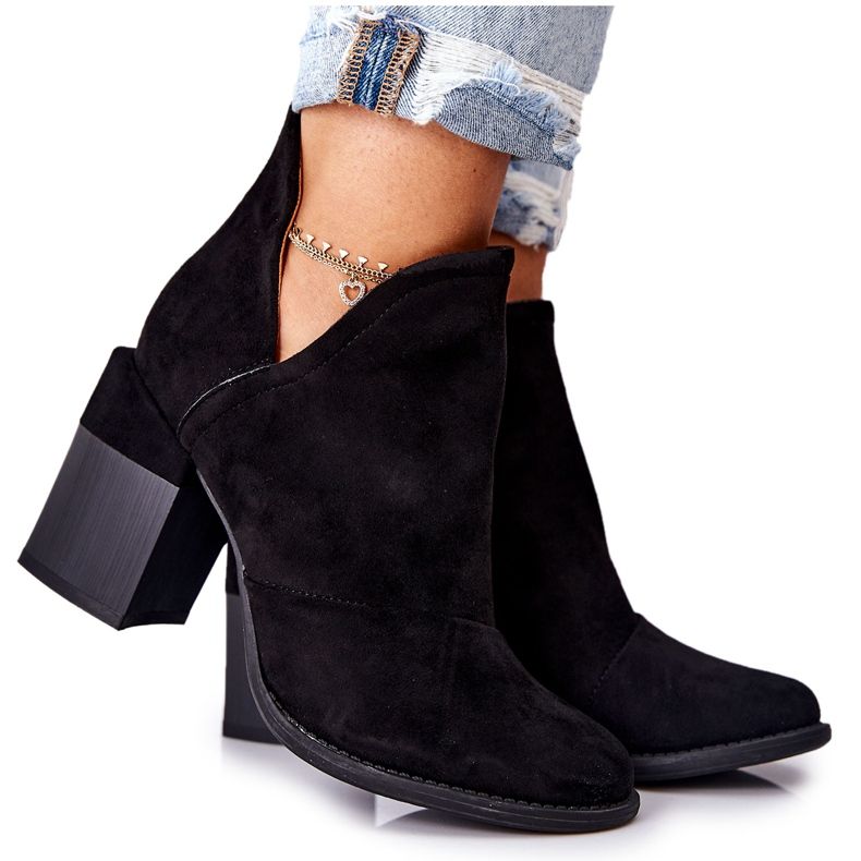 PM1 Naisten Saappaat Kantapäässä Musta Meliori