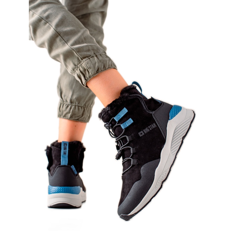 Naisten lumikengät Big Star II274261 musta