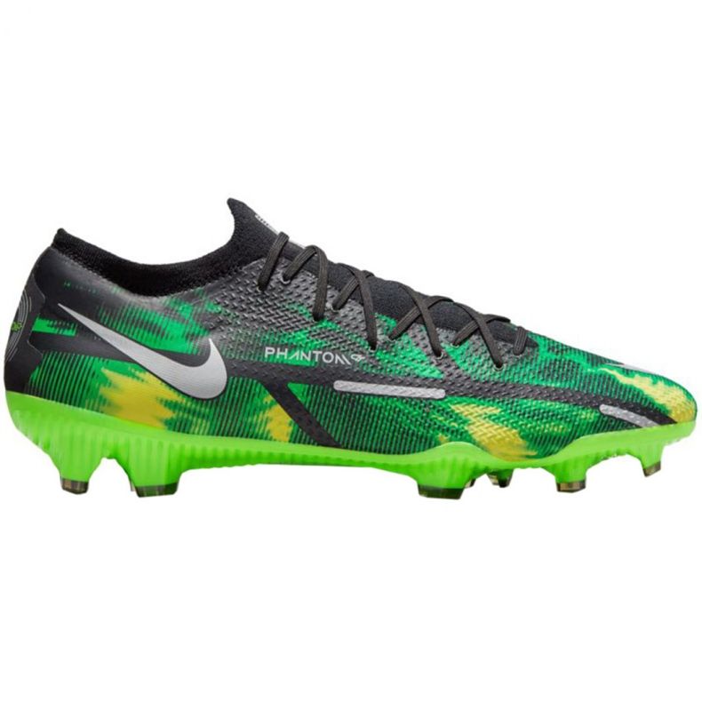 Nike Phantom GT2 Pro Fg Sw M DM0734 003 jalkapallokengät monivärinen vihreä