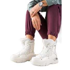 W. Potocki Klassiset Potockin valkoiset lumisaappaat valkoinen