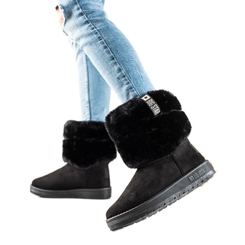 Naisten lumikengät Big Star II274123 musta