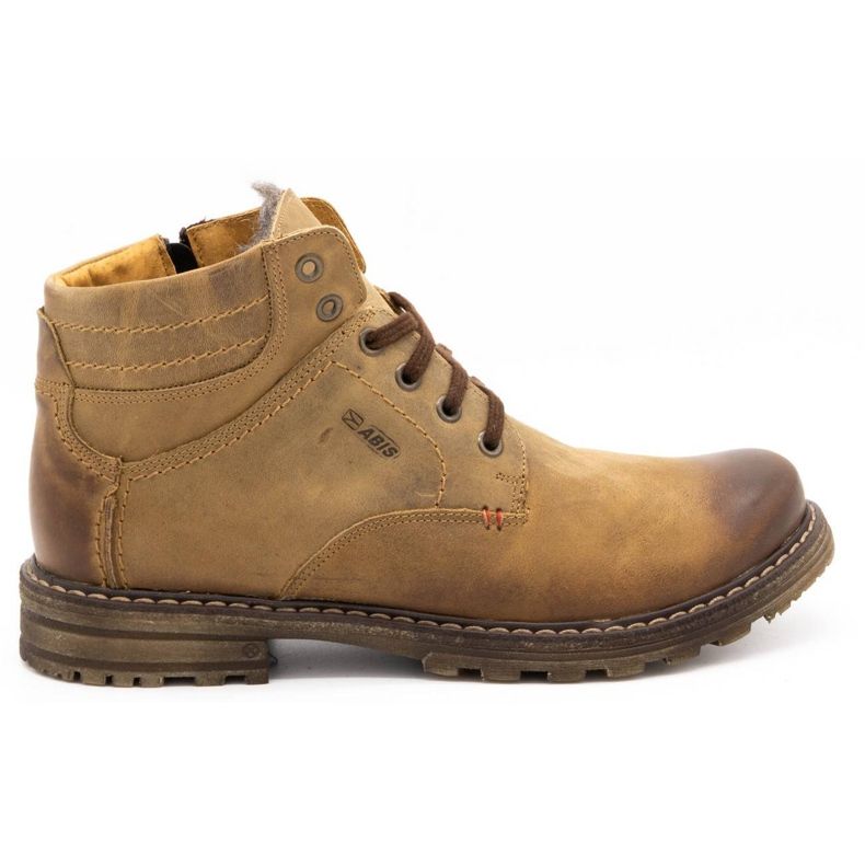 ABIS Lämpimät miesten kengät 197 ruskea