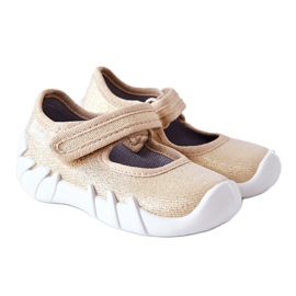 BEFADO S.A. Inblu Shiny 109P224 kultaiset ballerinatossut