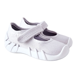 BEFADO S.A. Inblu kiiltävät tossut 109P222 hopea