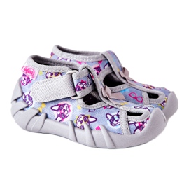 BEFADO S.A. Tossut Inblu tarranauhalla 190P093 Harmaa-sininen