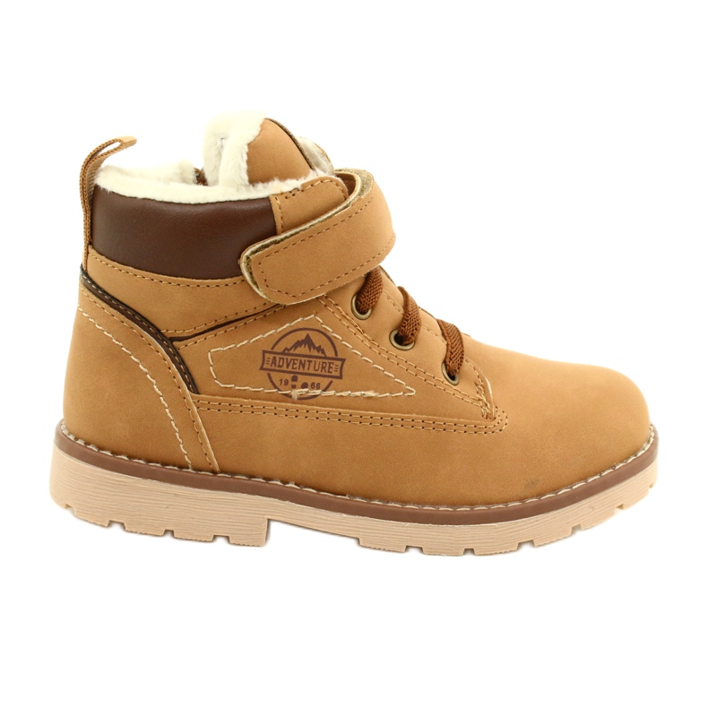 Työntekijät eristetty turkista American Club GC29 / 21 Camel beige ruskea keltainen