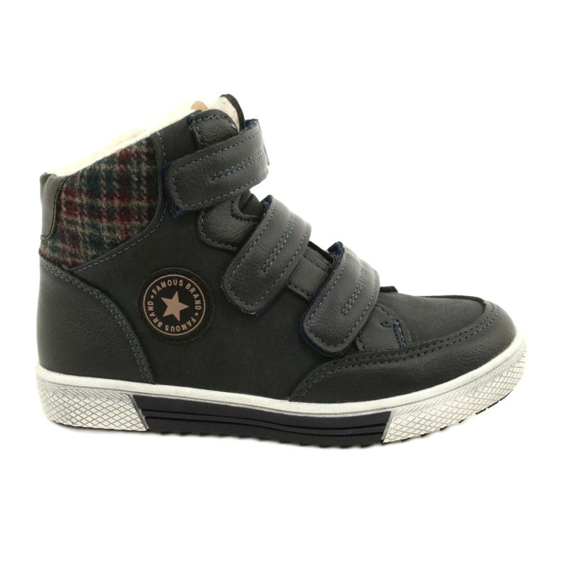 American Club High Sport -kengät turkisella American GC19 / 21 Navy Blue sininen