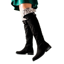 W. Potocki Saappaat Roll Up Potocki musta