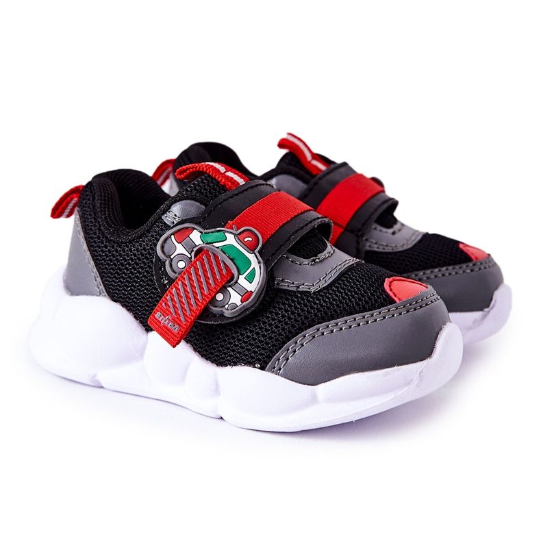 BEFADO S.A. Lasten urheilukengät tarranauhalla Befado 516P096 Musta punainen