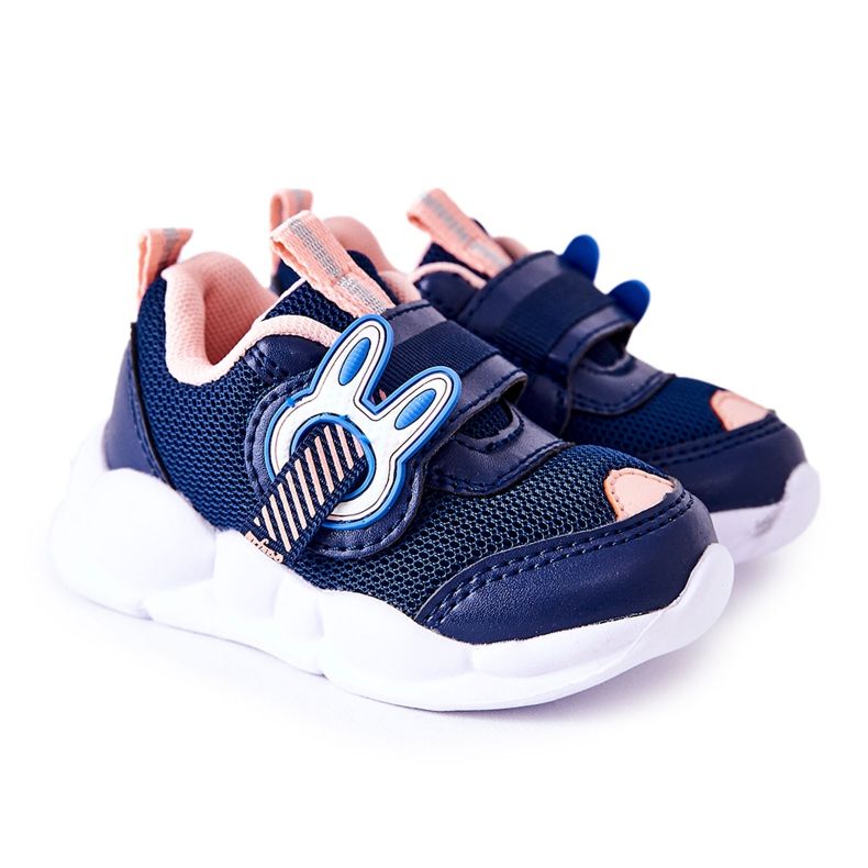 BEFADO S.A. Lasten urheilukengät tarranauhalla Befado 516P090 laivastonsininen-vaaleanpunainen