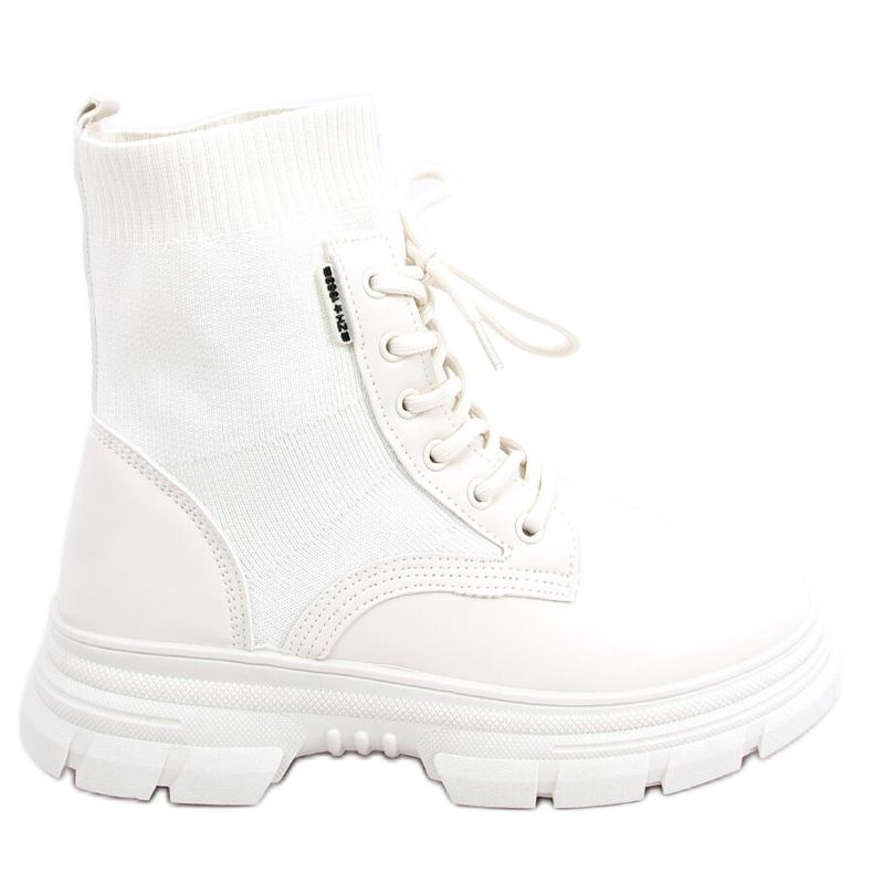 Saappaat, joissa sukkapäällinen Ritius Beige