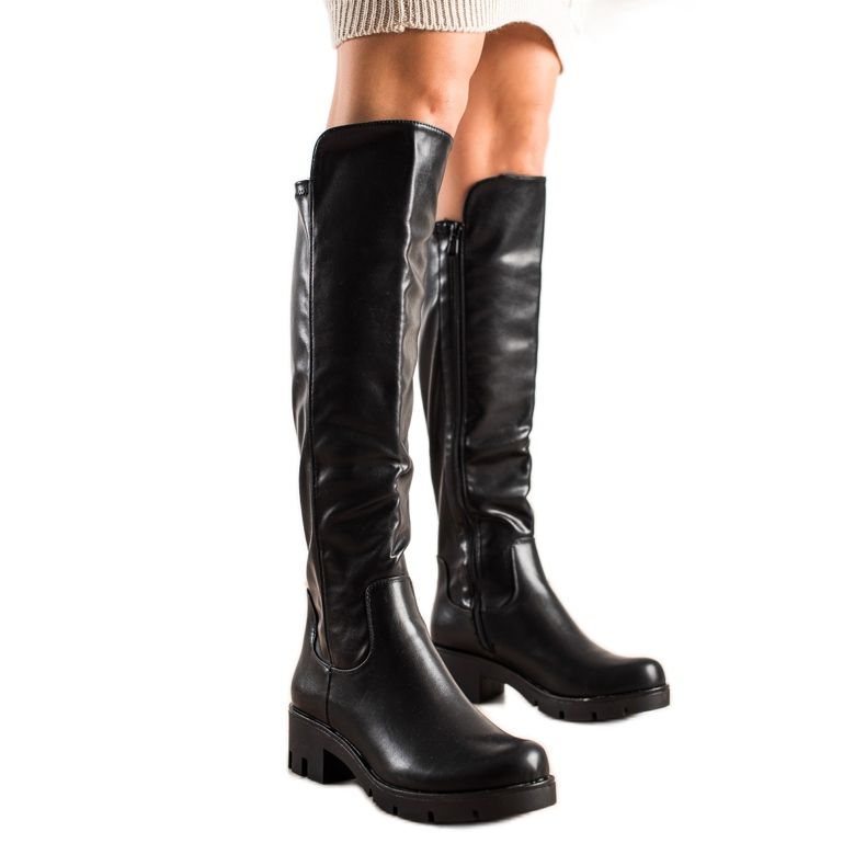 TRENDI Rento Eco -nahkakengät musta