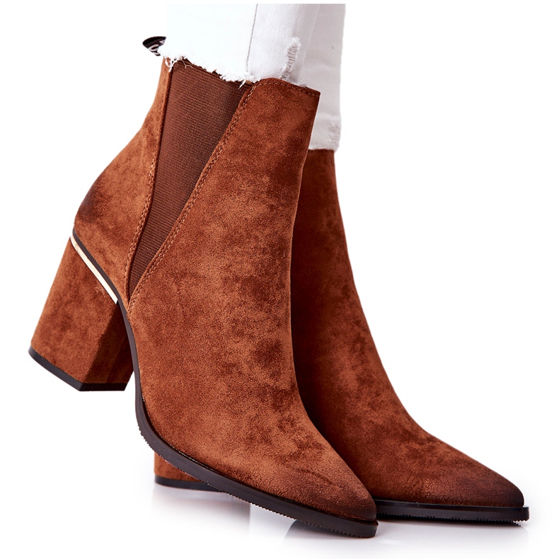 POTOCKI Ruskeat Coriseis mokkanahkaiset korkokengät