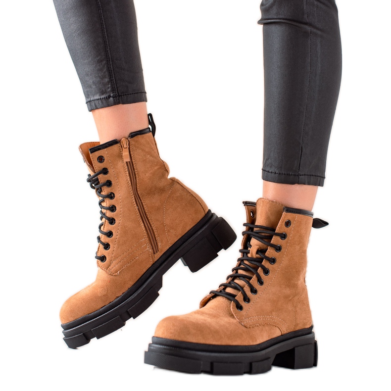 Super Me Ruskeat mokkanahkaimet beige