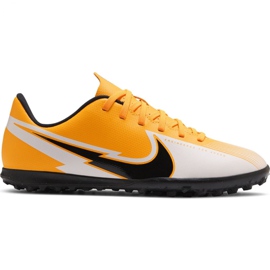 Nike Mercurial Vapor 13 Club Tf Jr AT8177 801 jalkapallokengät keltaiset