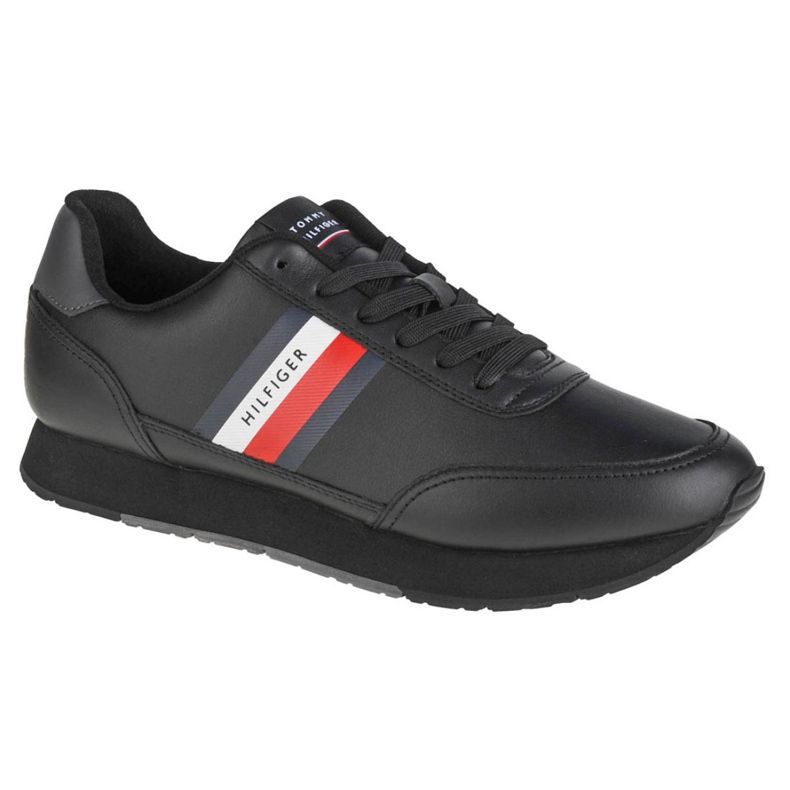 Tommy Hilfiger Essential Runner Winter Leather M FM0FM03814-BDS ​​-kengät musta