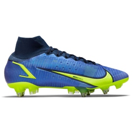 Nike Superfly 8 Elite SG-Pro Ac M CV0960-574 jalkapallokengät tummansininen sininen